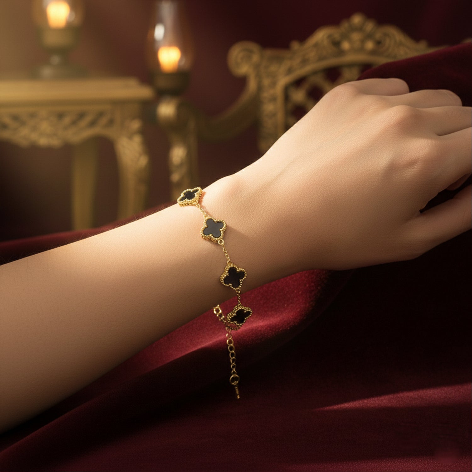 Eleven - Minimal Clover Two - Ways Bracelet