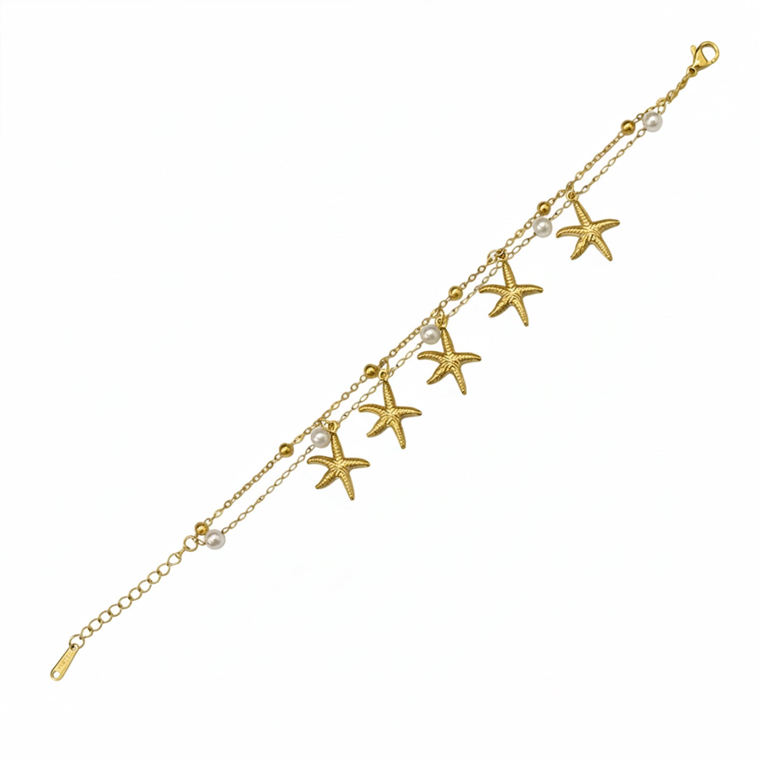 Bailey- Stylish Starfish charm Bracelet