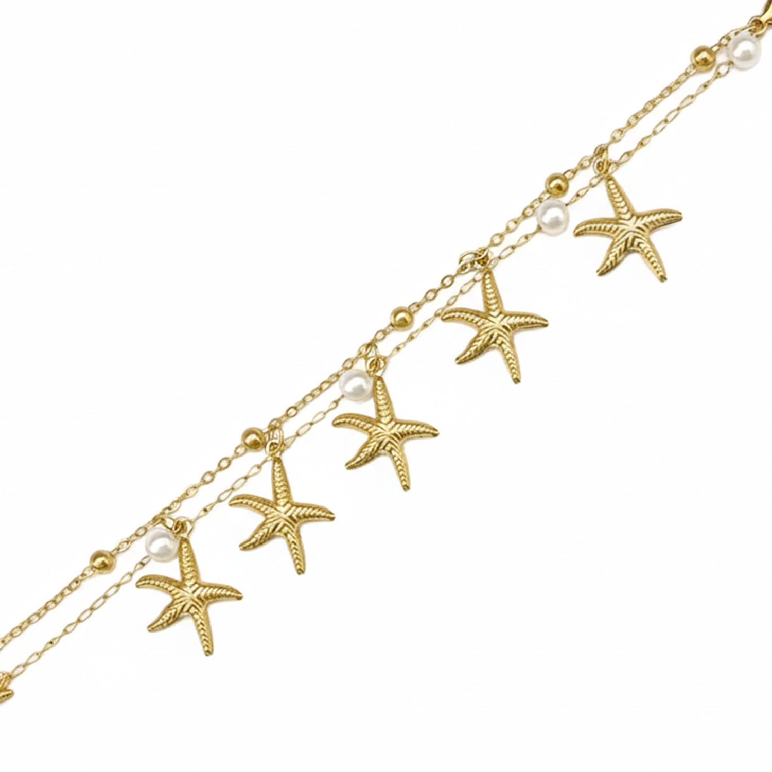 Bailey- Stylish Starfish charm Bracelet