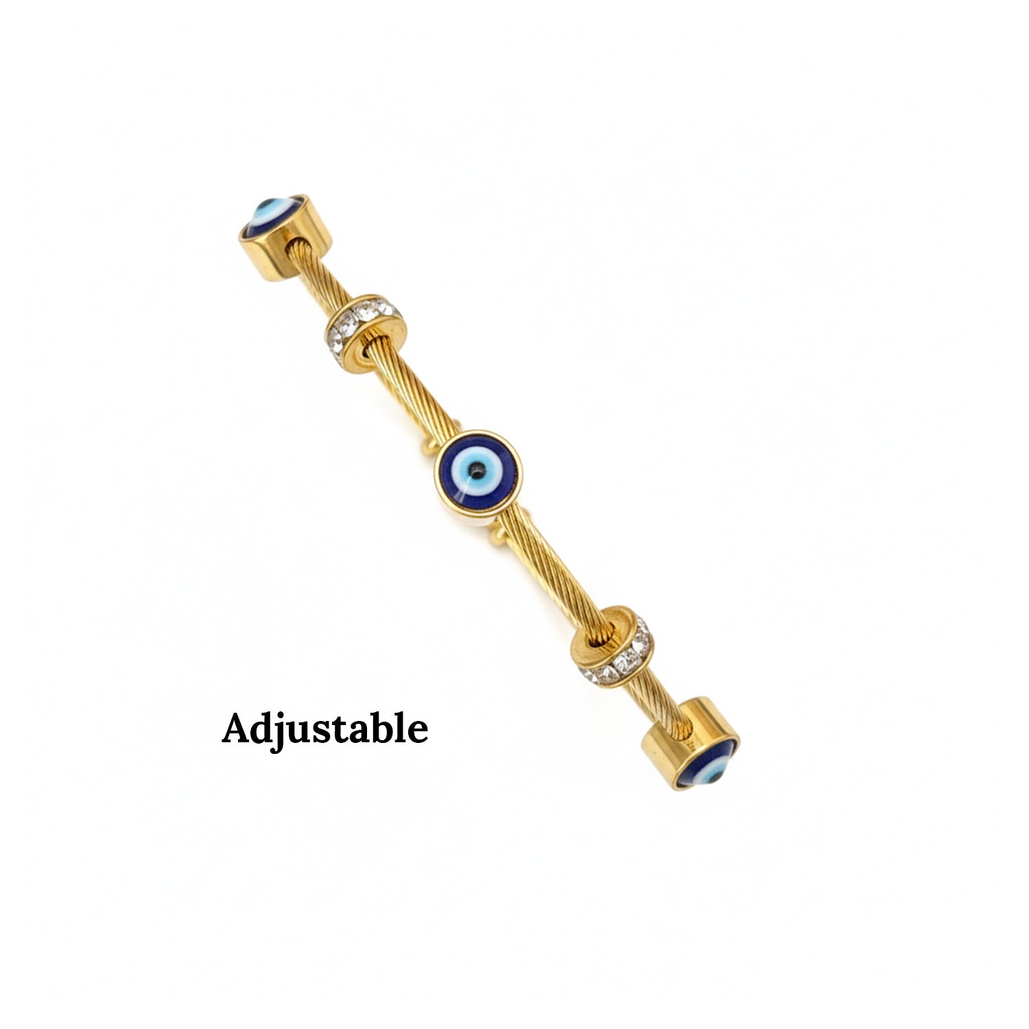 Annie - Evil Eye Elite Charm Cable Bracelet