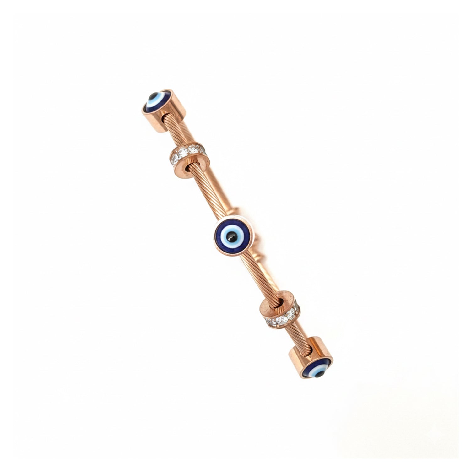 Annie - Evil Eye Elite Charm Cable Bracelet