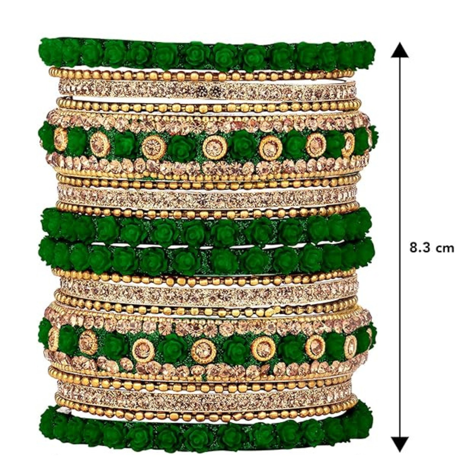 Janaki Green Bangles