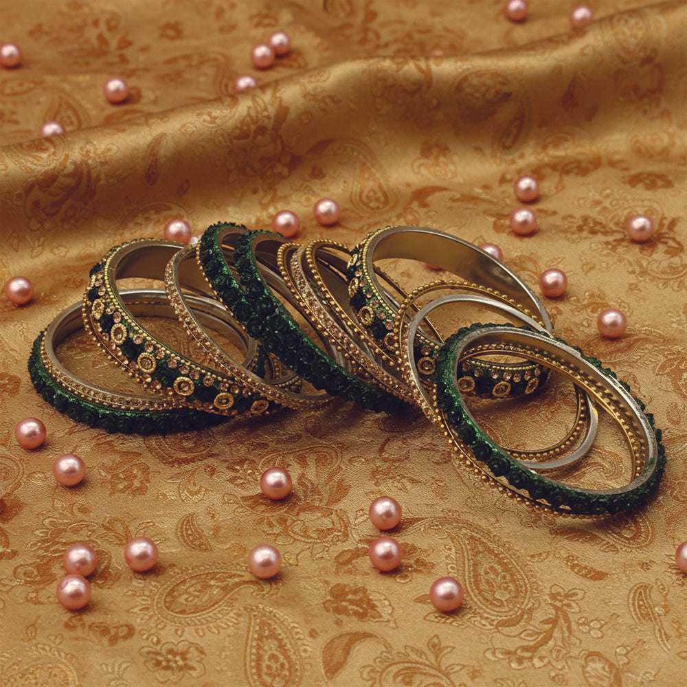 Janaki Green Bangles