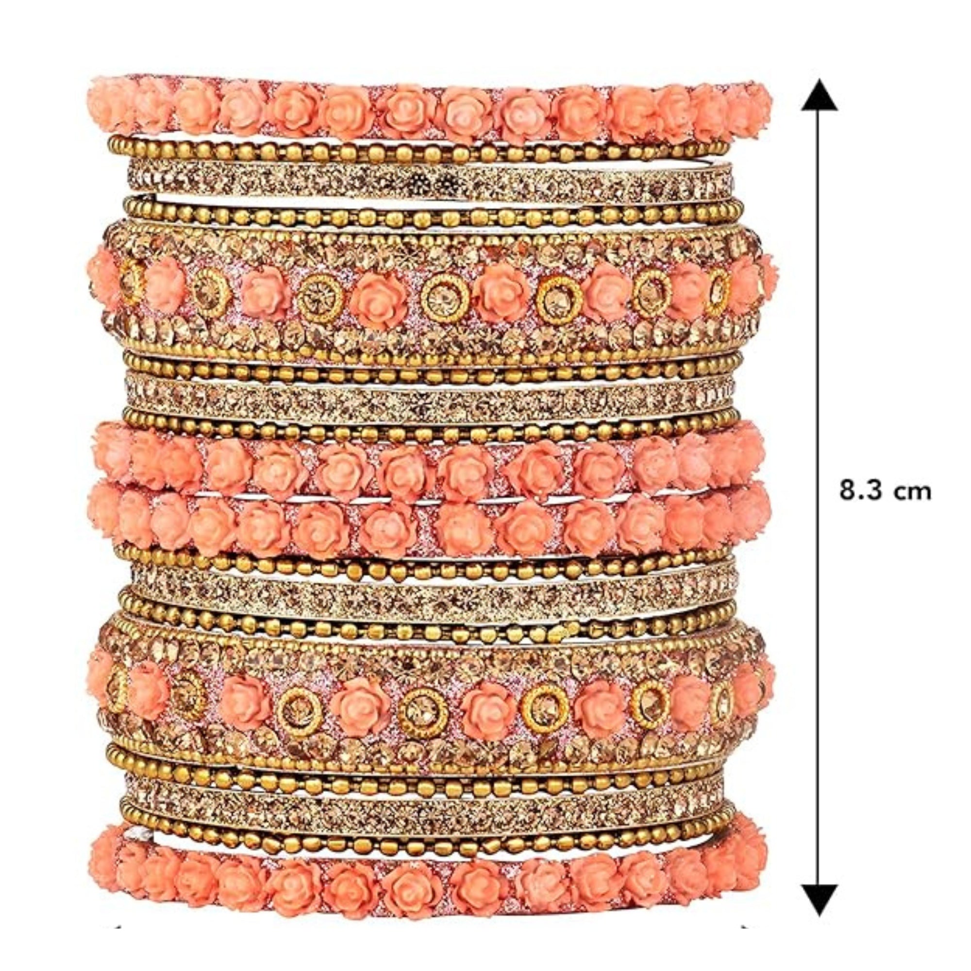 Janaki Peach Bangles