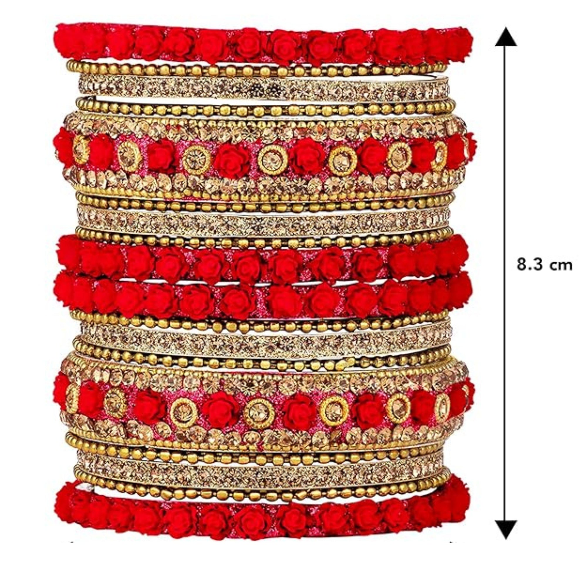 Janaki Red Bangles