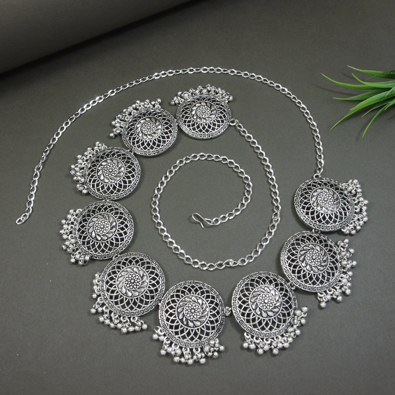 Kamika Oxidised Kamarbandh/Waist Belt