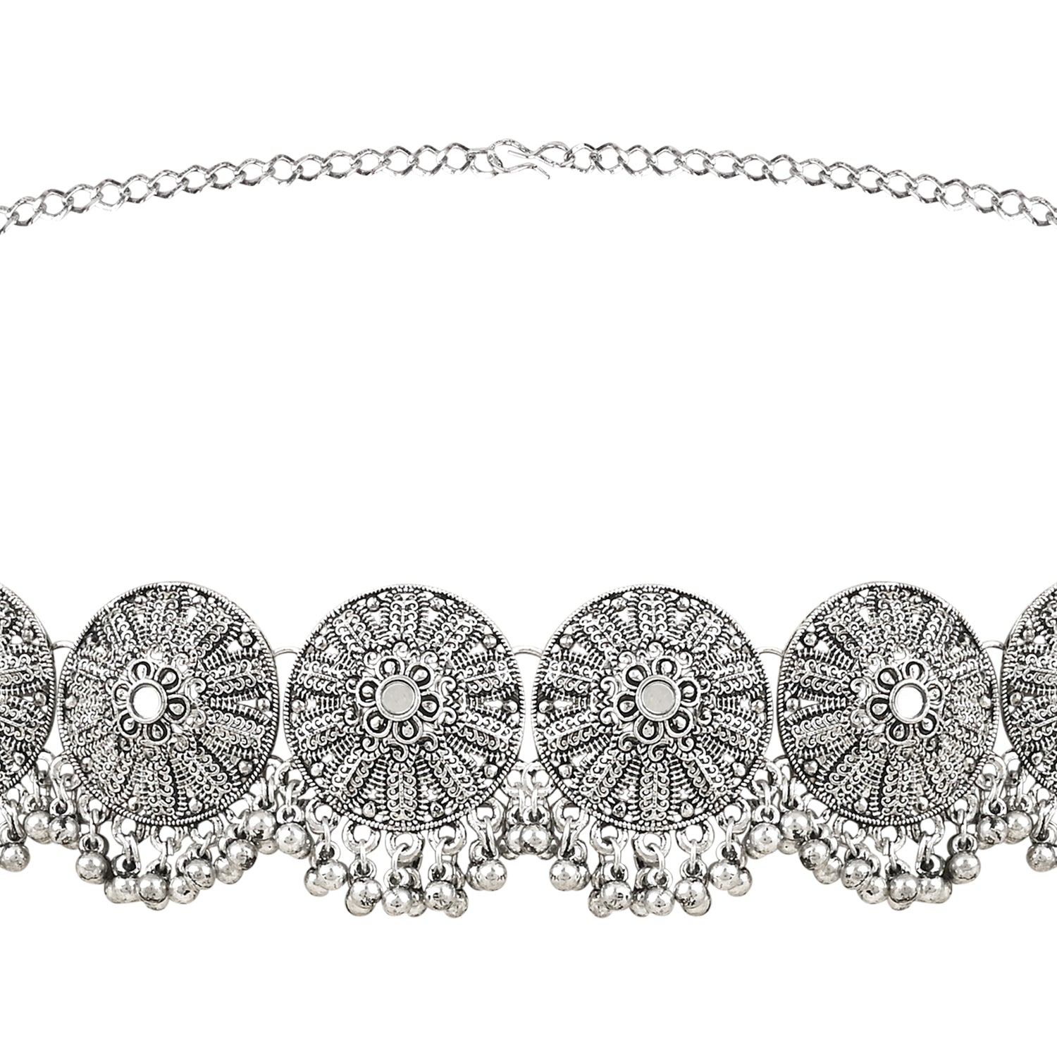 Sanjoli Oxidised Kamarbandh/Waist Belt