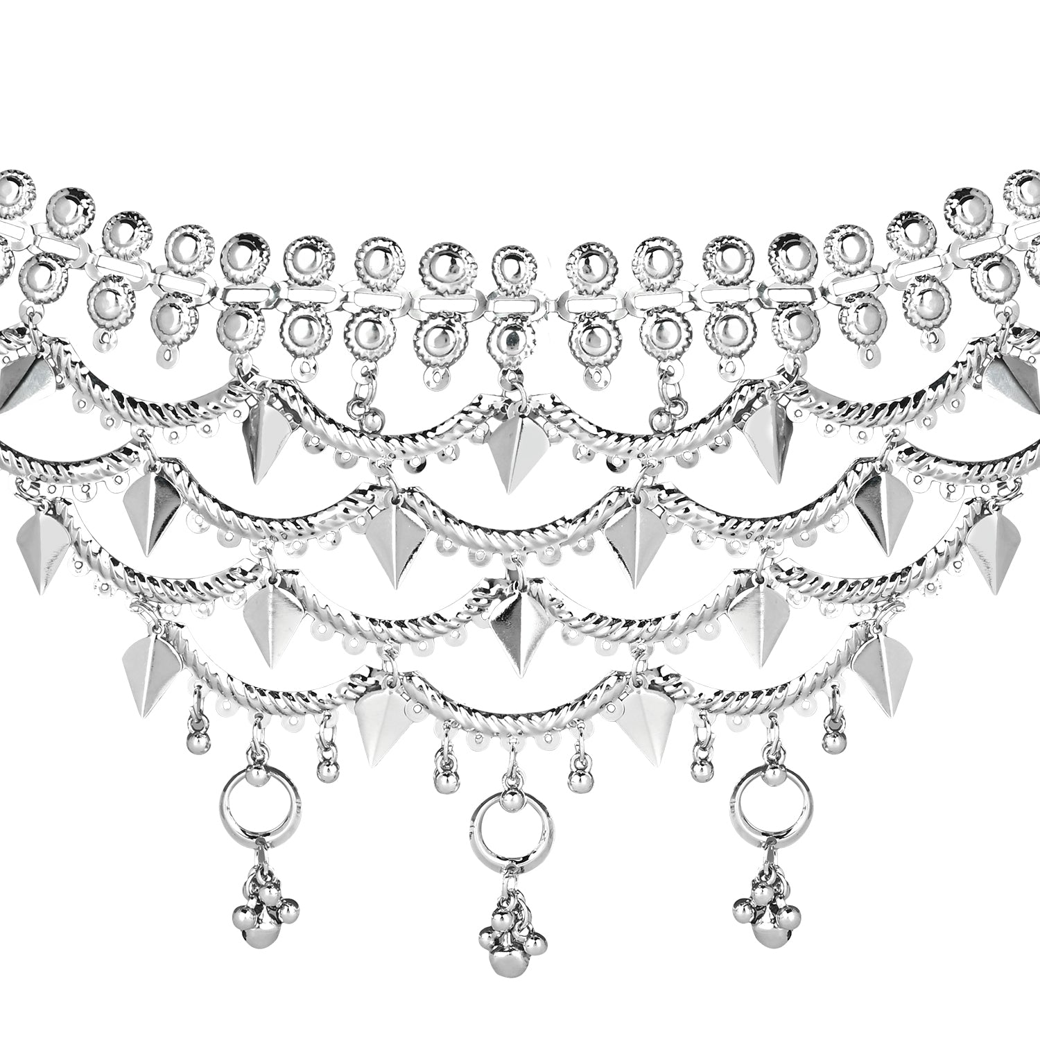 Swasti Oxidised Kamarbandh/Waist Belt