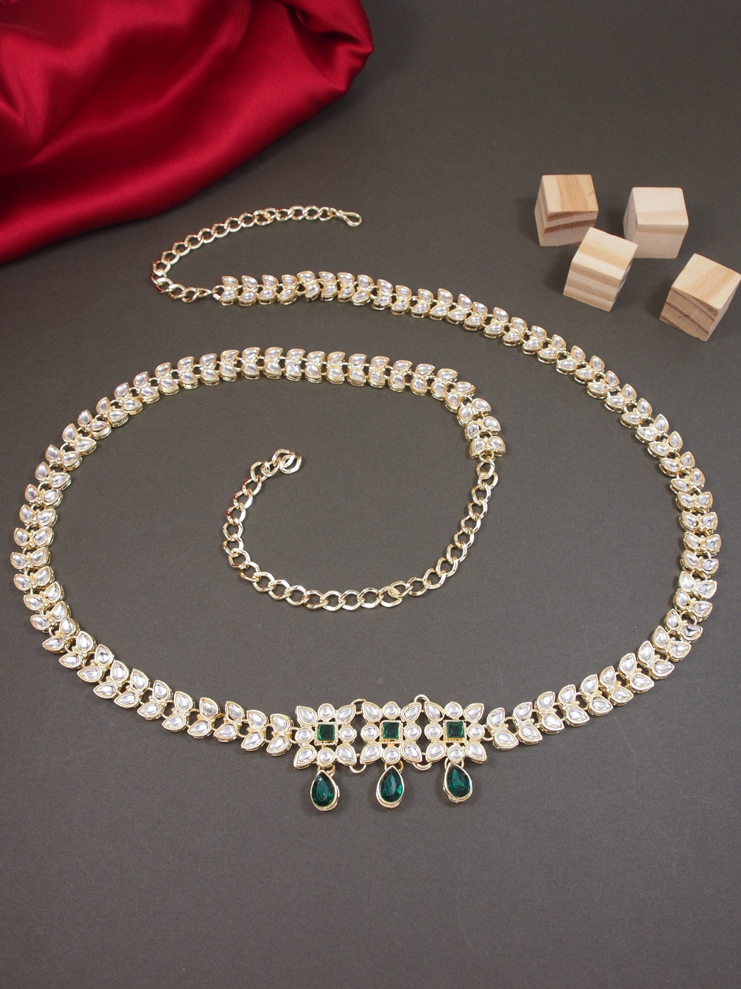 Nalina Green Waist Belt