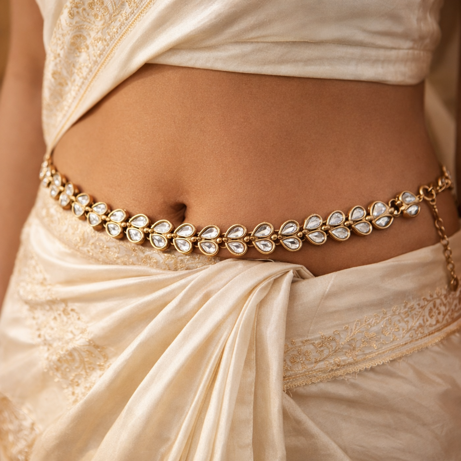 Kundan waist chain for women traditional kamarband