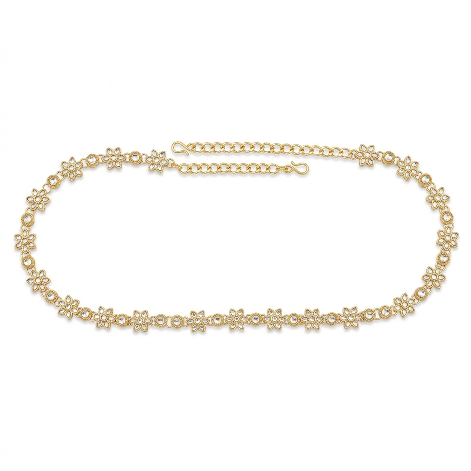 Riwaayat Floral Kundan Kamarband