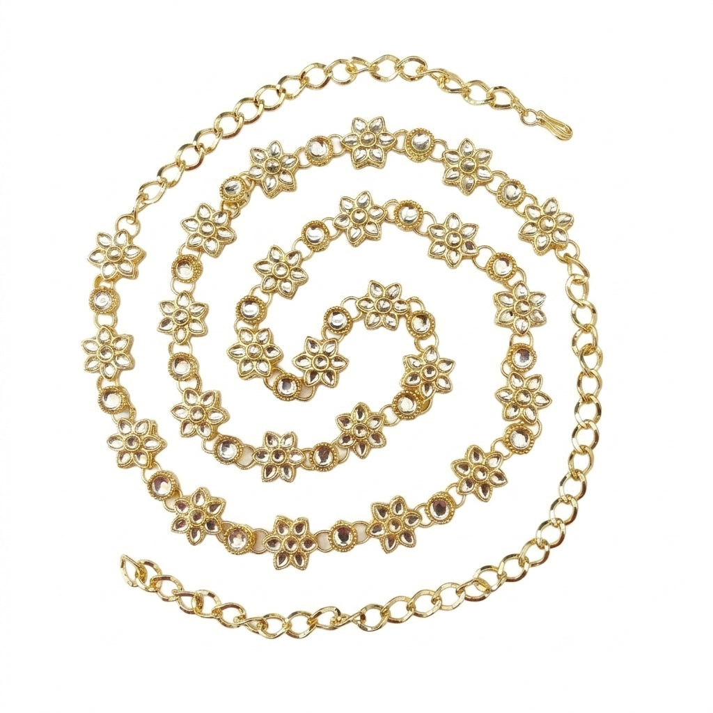 Riwaayat Floral Kundan Kamarband