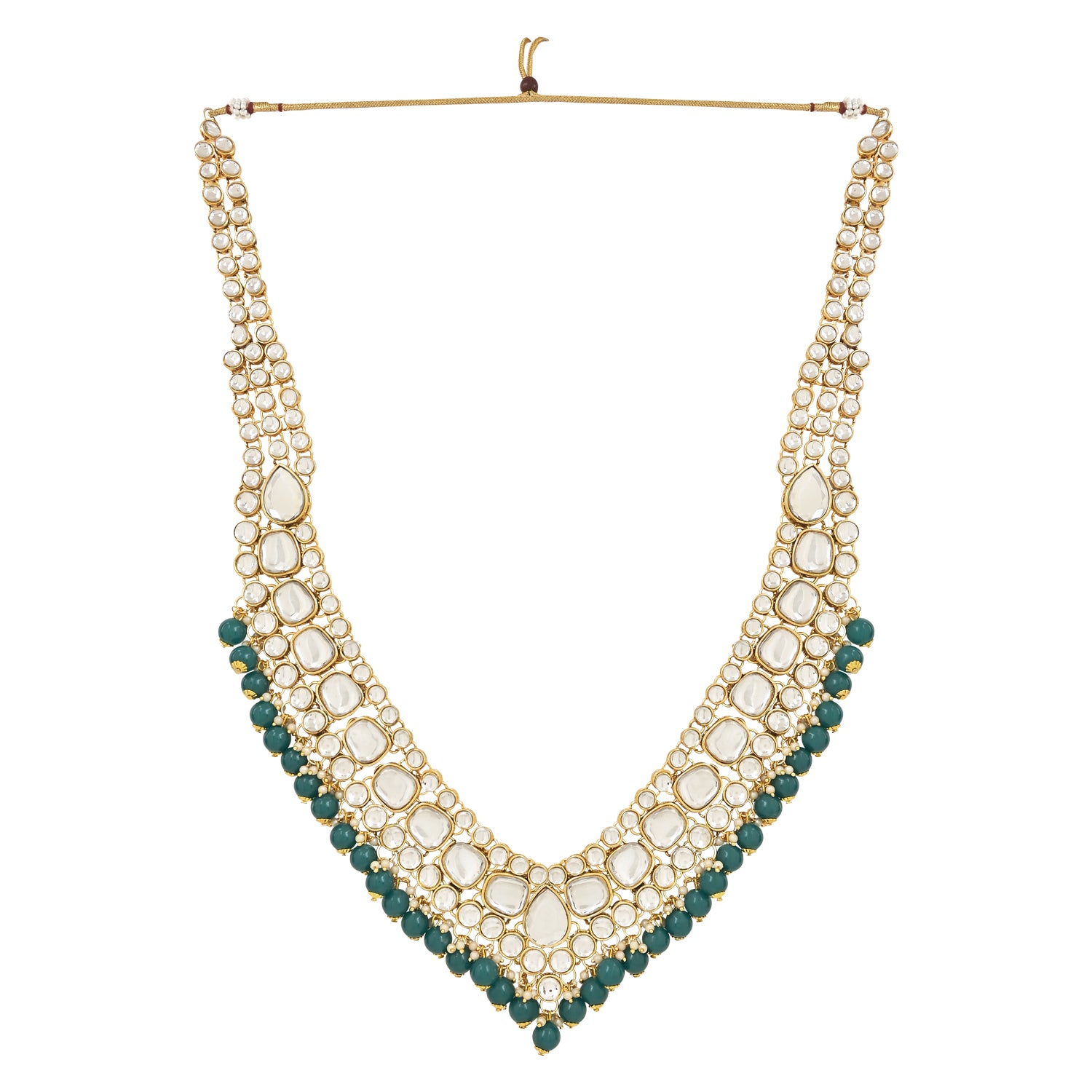 Devisha Green Bridal Jewellery Set