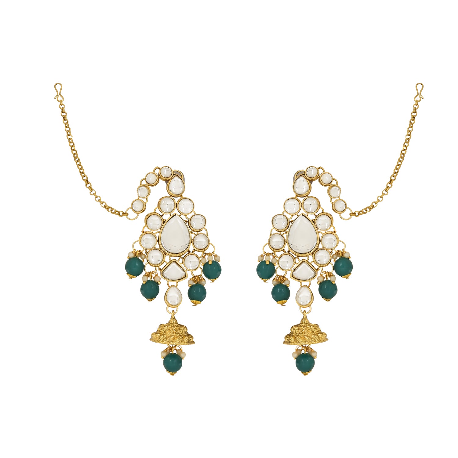 Devisha Green Bridal Jewellery Set