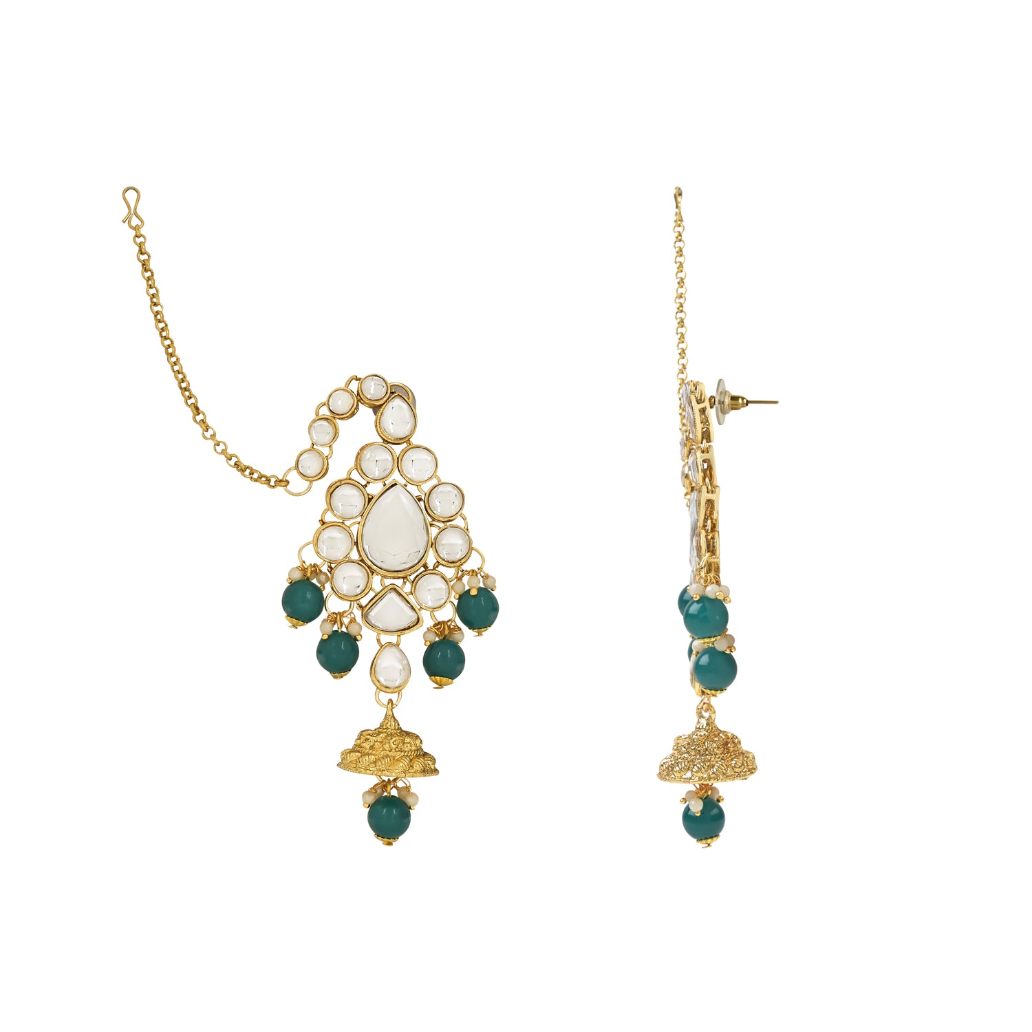 Devisha Green Bridal Jewellery Set