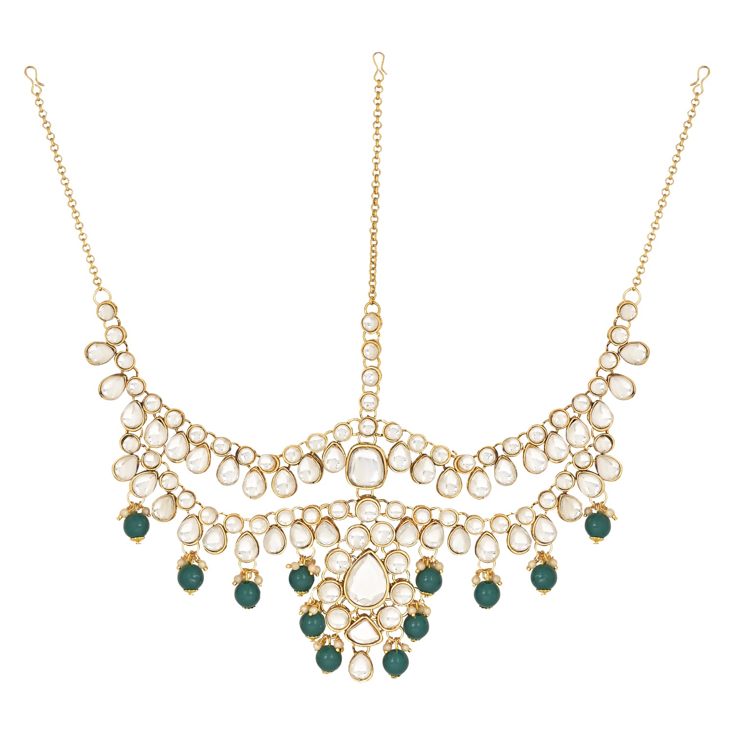 Devisha Green Bridal Jewellery Set