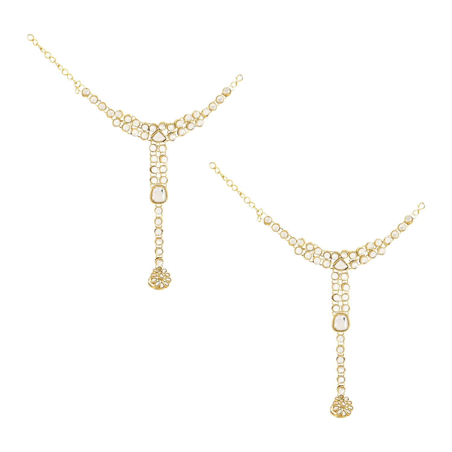 Devisha Maroon Bridal Jewellery Set