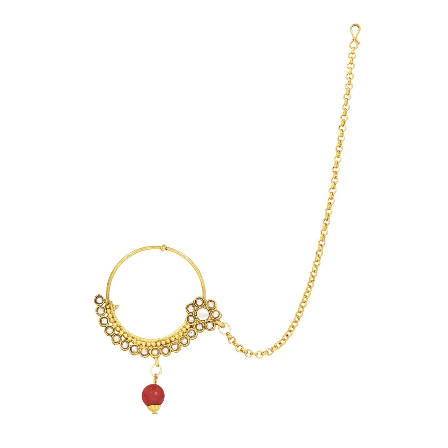 Devisha Maroon Bridal Jewellery Set