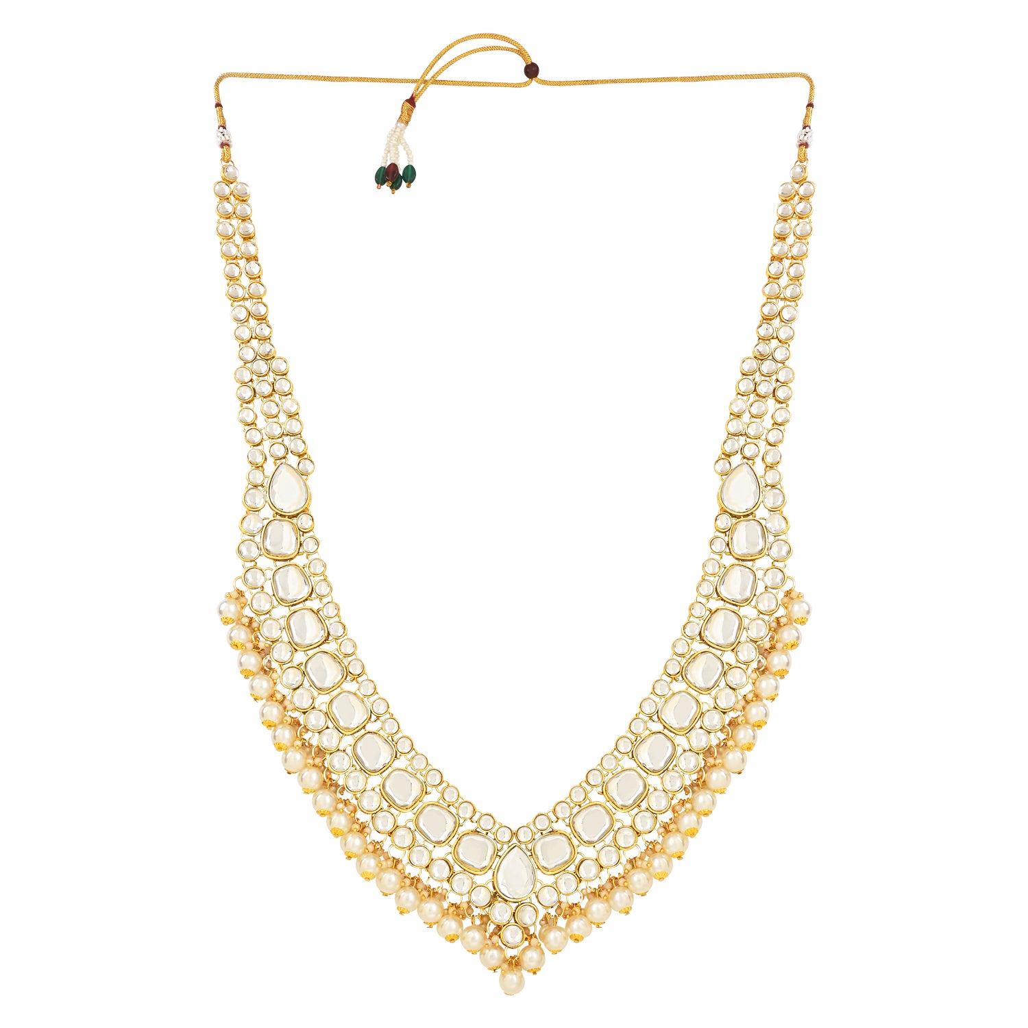 Devisha White Bridal Jewellery Set
