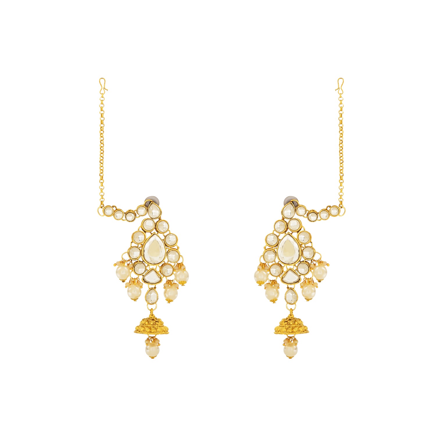 Devisha White Bridal Jewellery Set