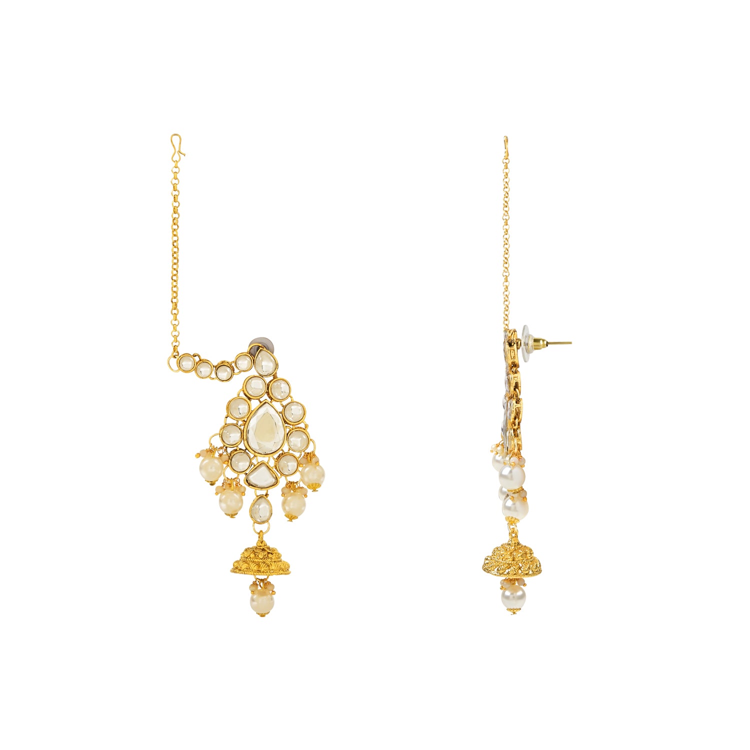 Devisha White Bridal Jewellery Set