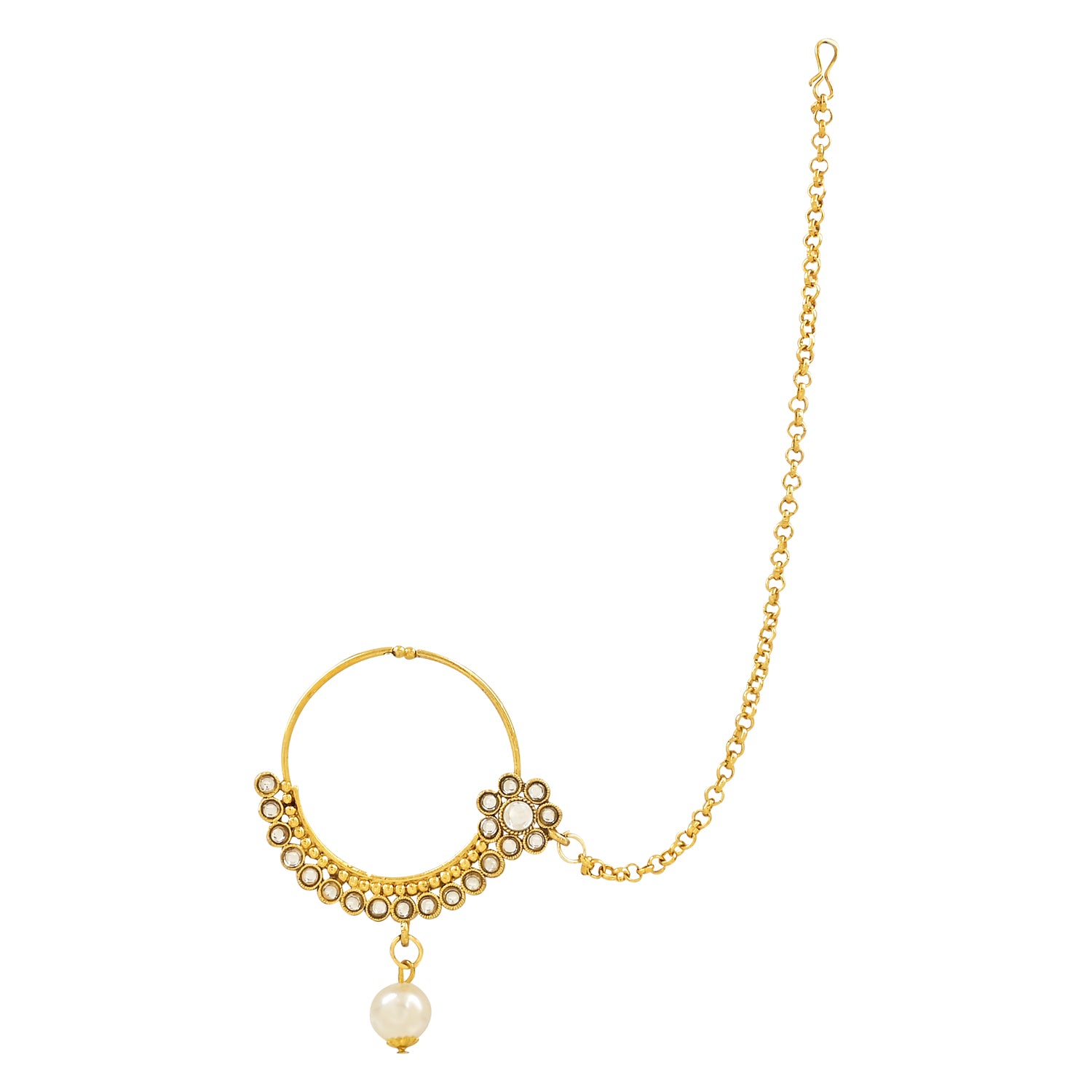 Devisha White Bridal Jewellery Set