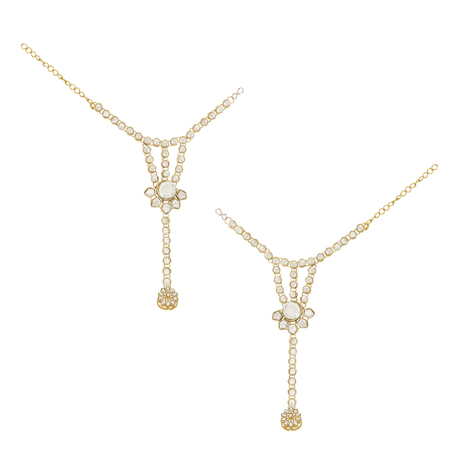 Kangana Maroon Bridal Jewellery Set