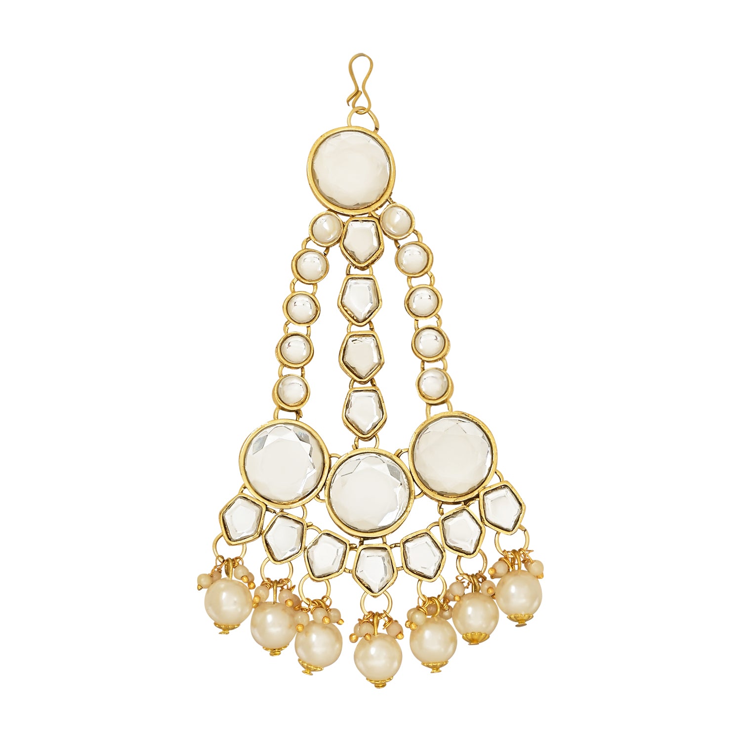 Kangana White Bridal Jewellery Set