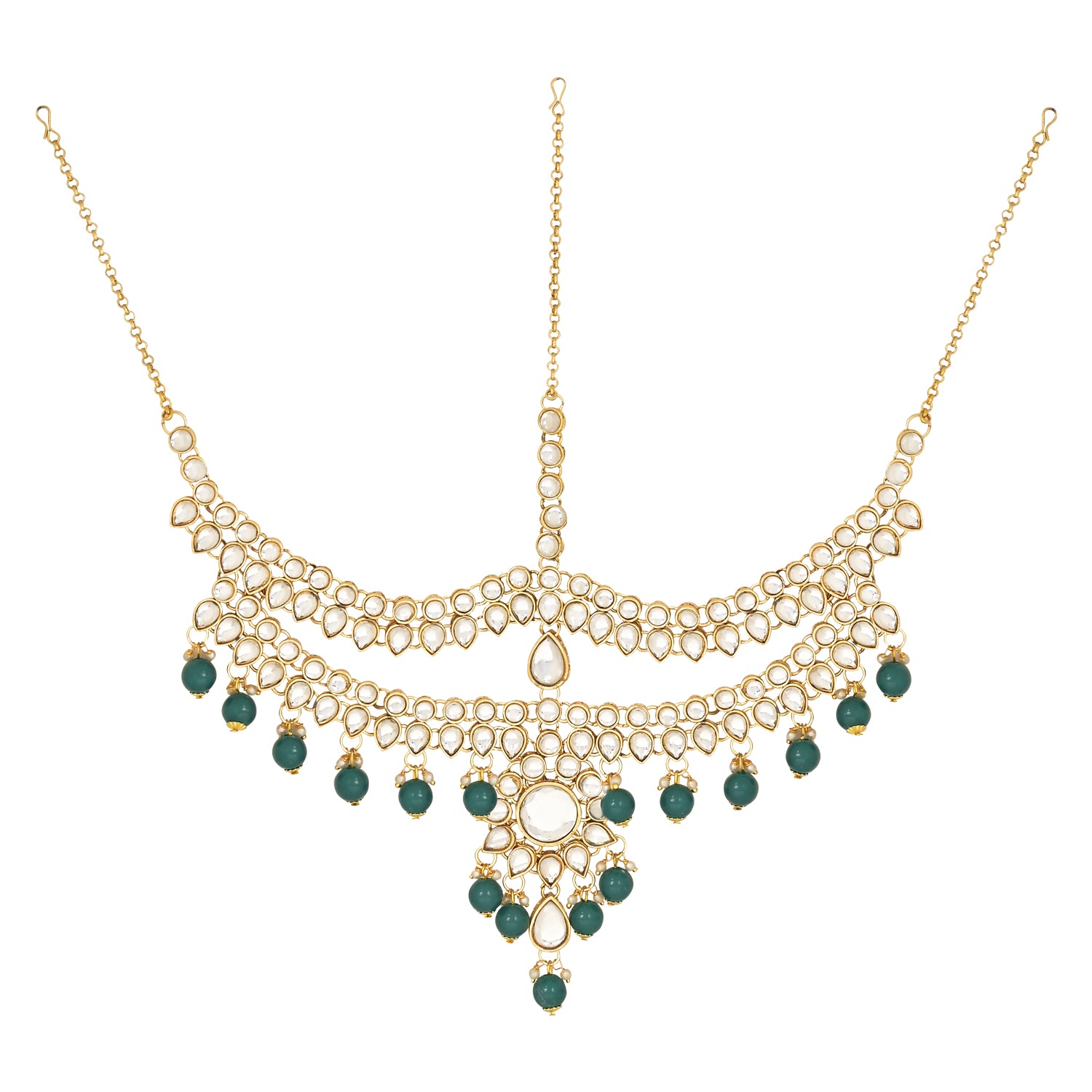 Suhasini Green Bridal Jewellery Set
