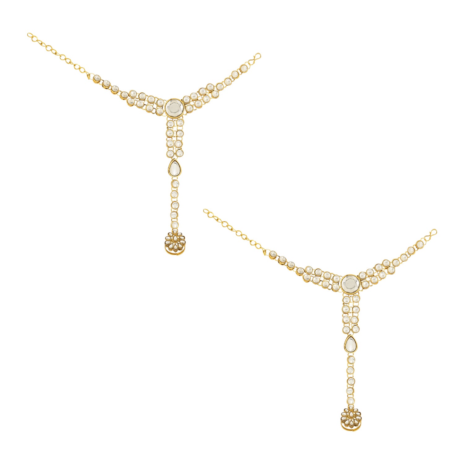 Suhasini Maroon Bridal Jewellery Set