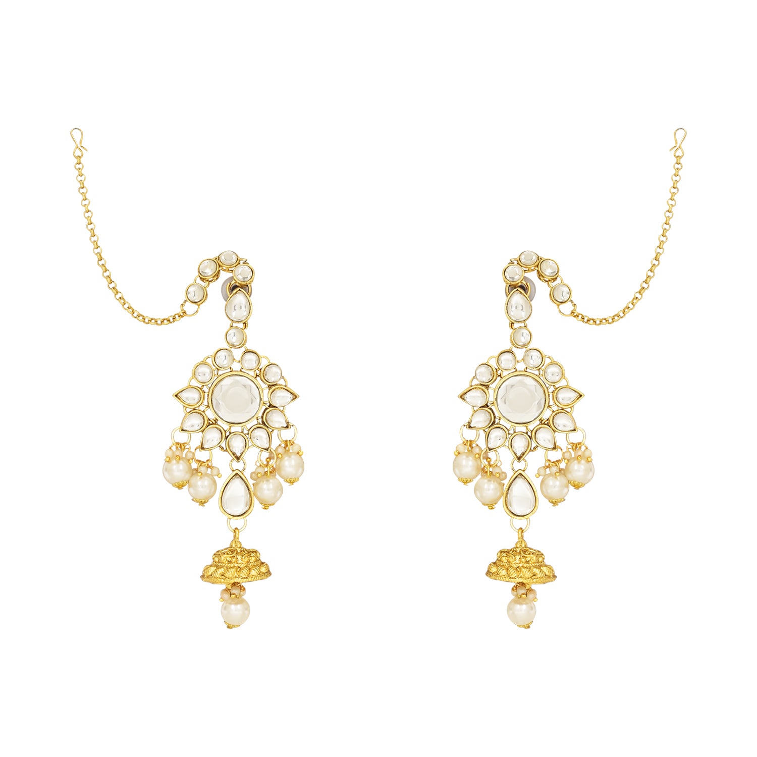 Suhasini White Bridal Jewellery Set