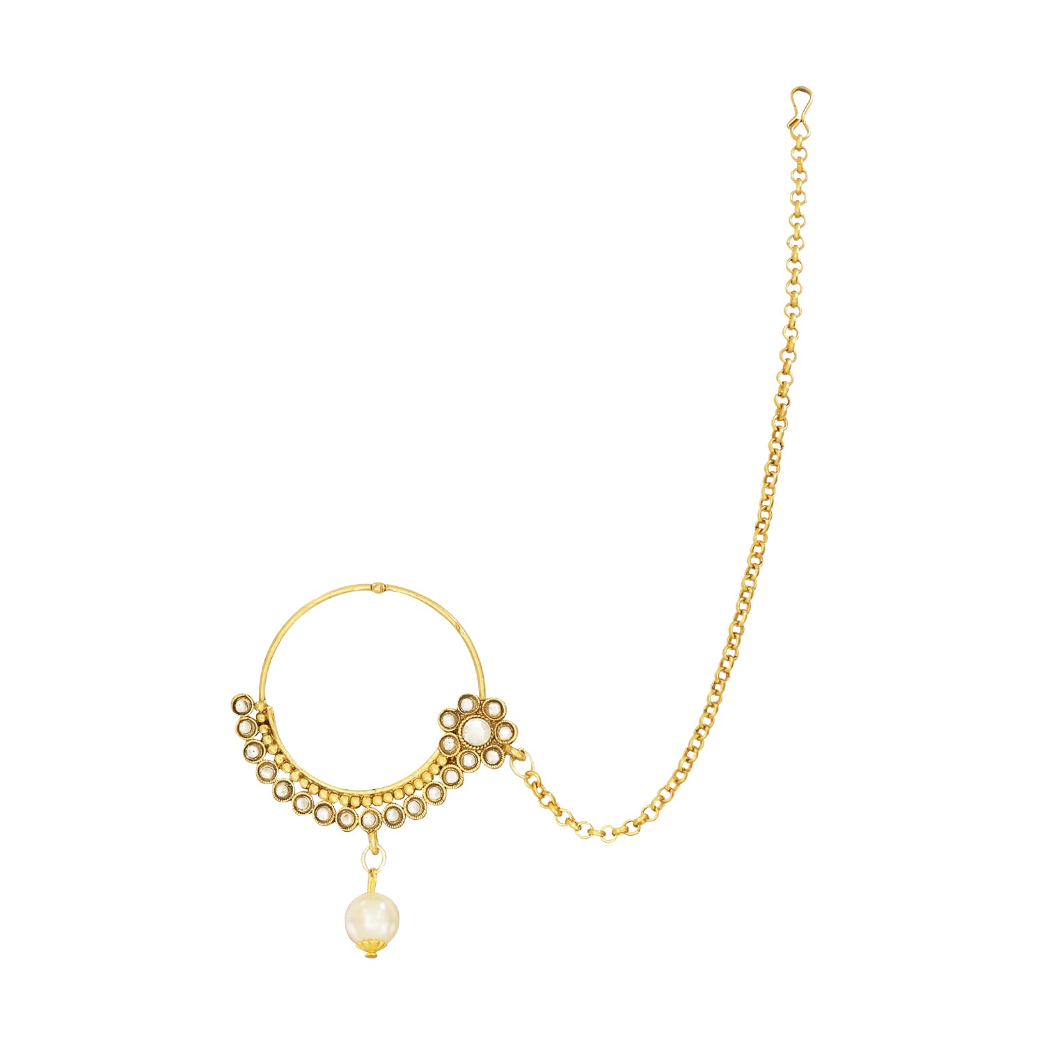 Suhasini White Bridal Jewellery Set