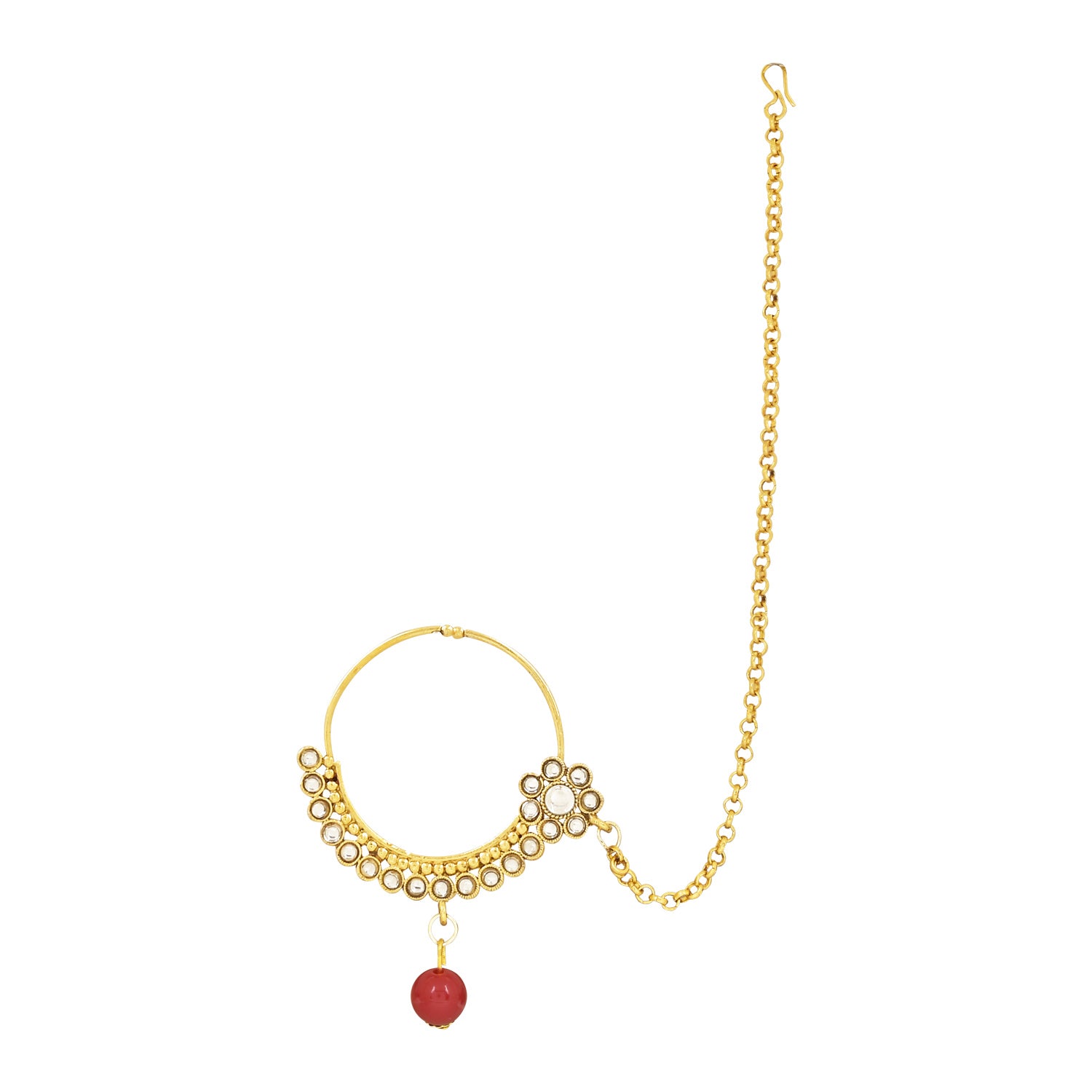 Pratyusha Maroon Bridal Jewellery Set