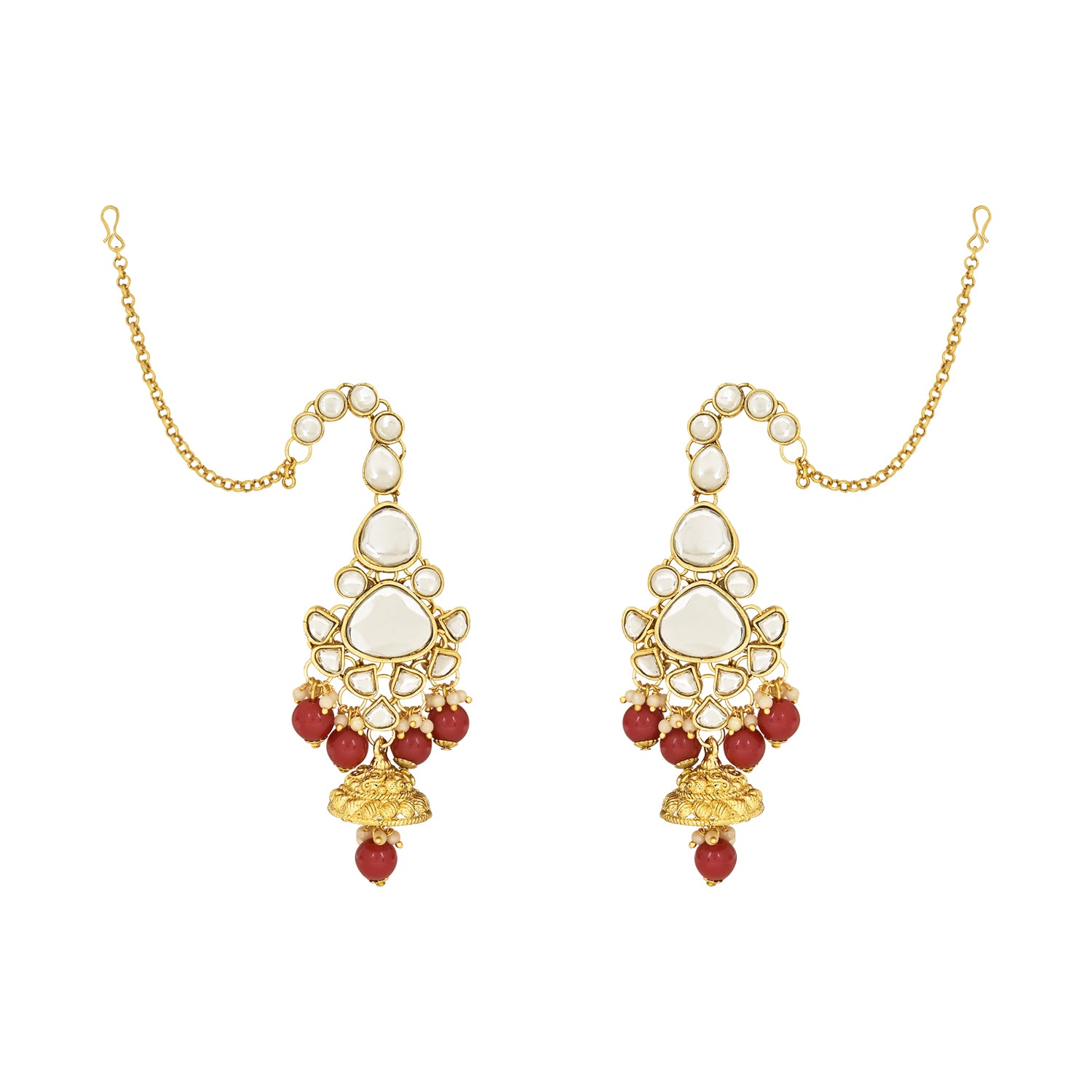 Harshi Maroon Bridal Jewellery Set