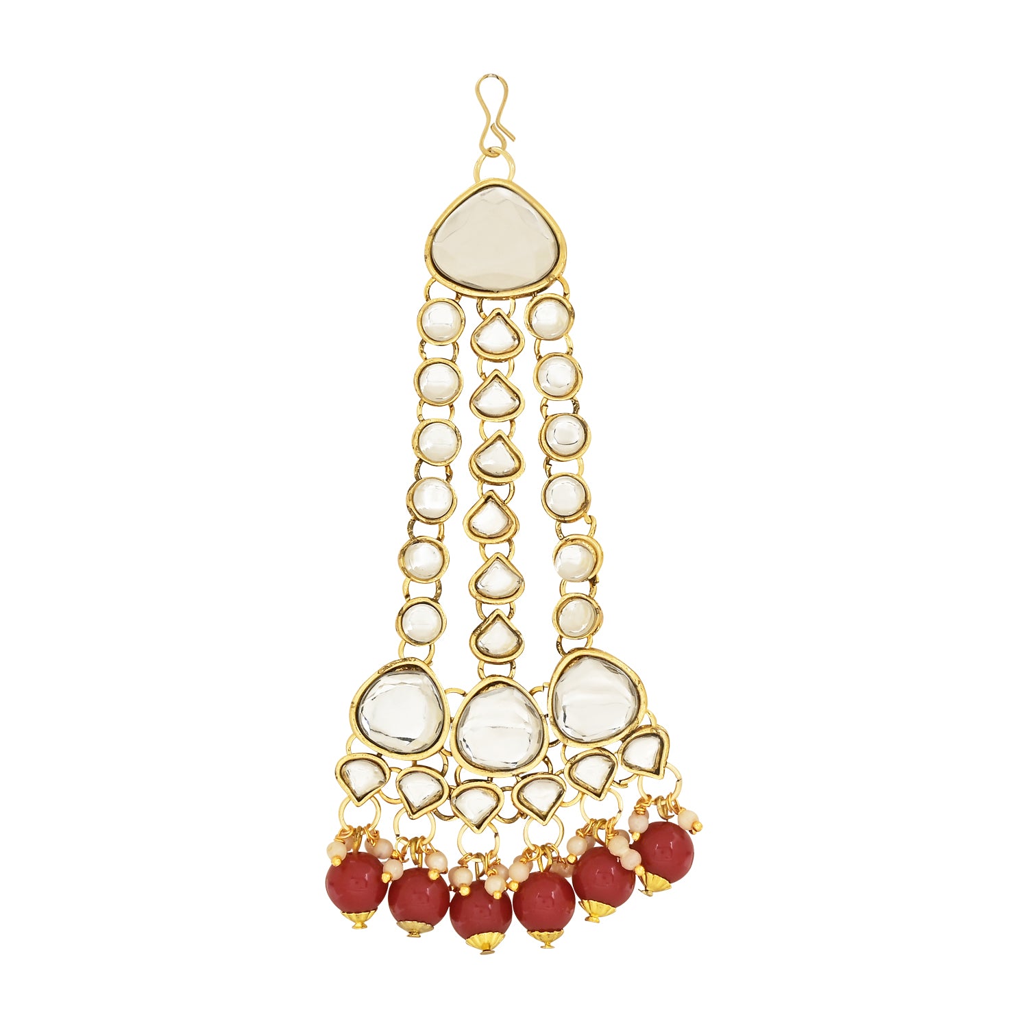 Harshi Maroon Bridal Jewellery Set