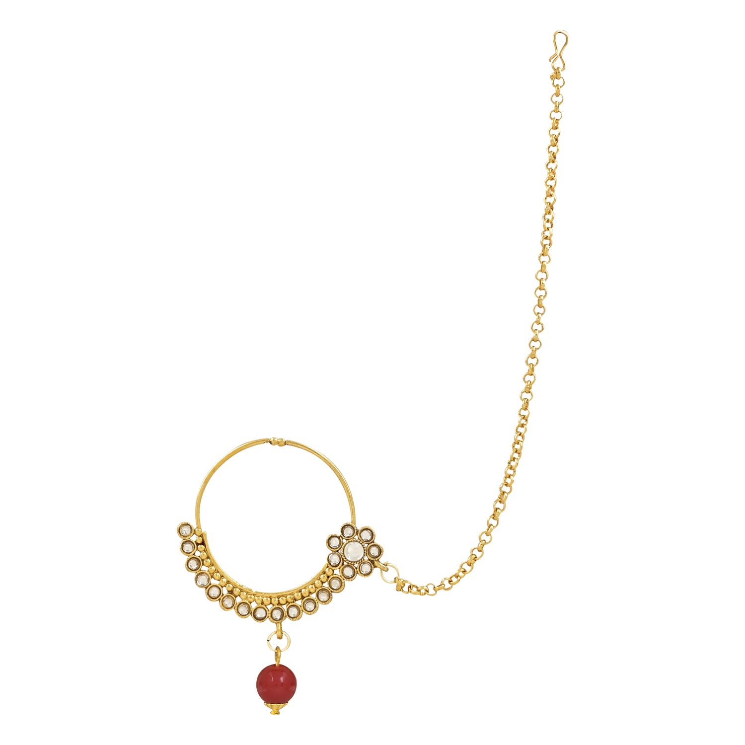 Harshi Maroon Bridal Jewellery Set