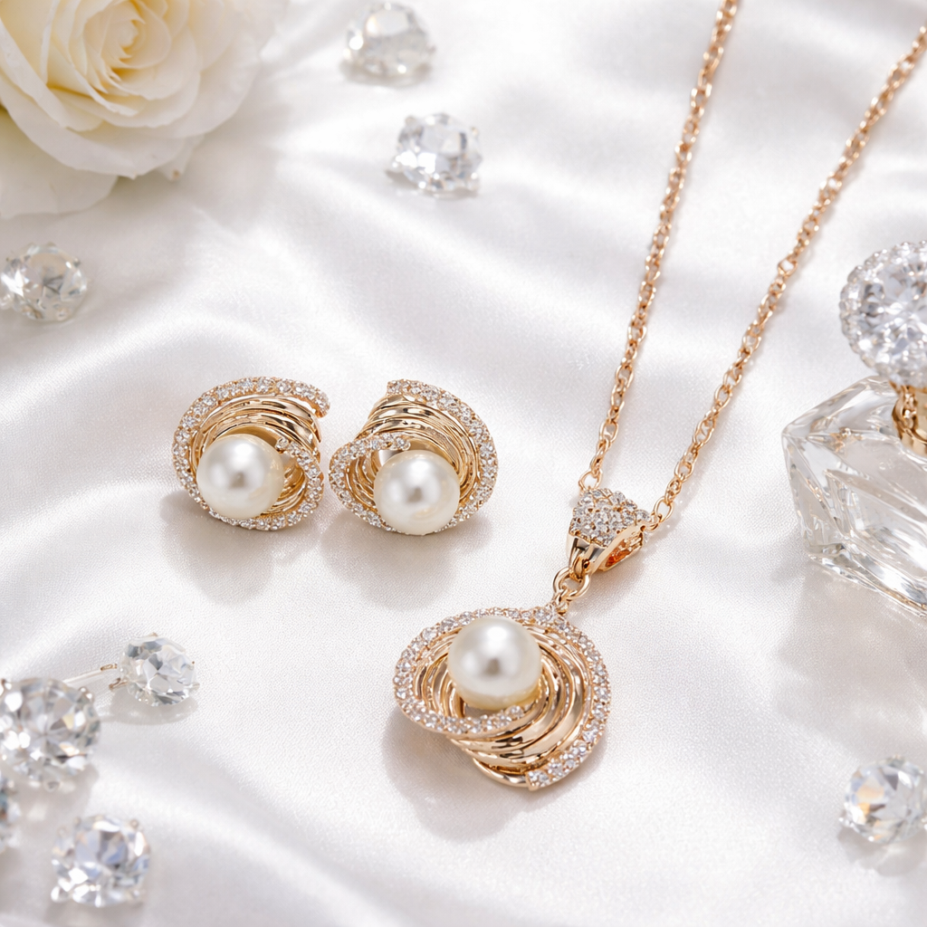 Seashell Pendant Set