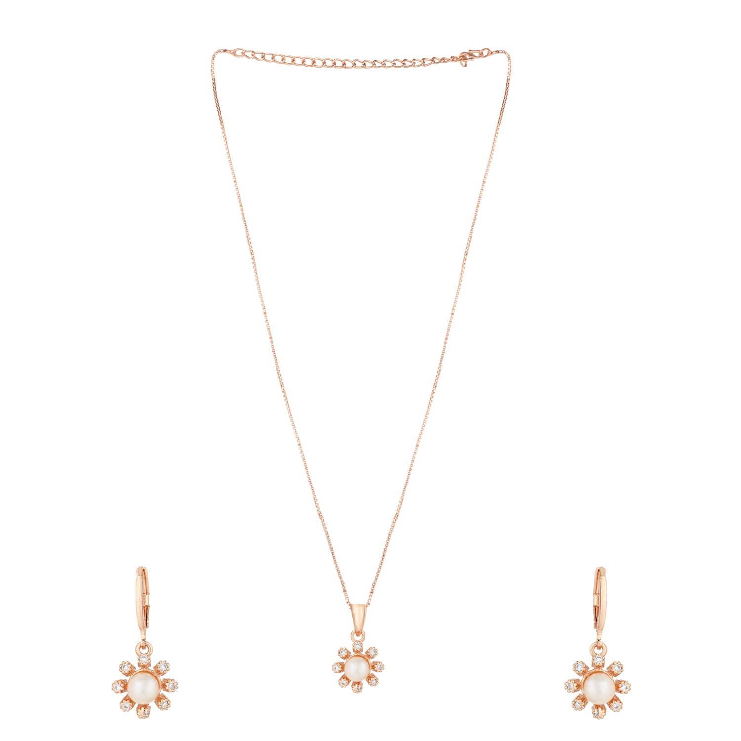 Donna Rose Gold Pendant Set