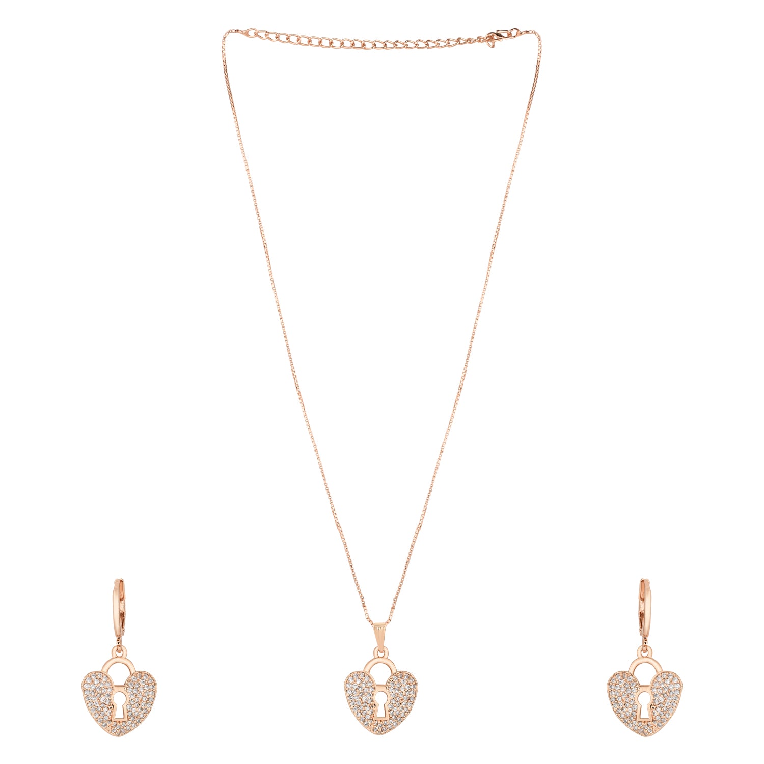 Stella Rose Gold Pendant Set