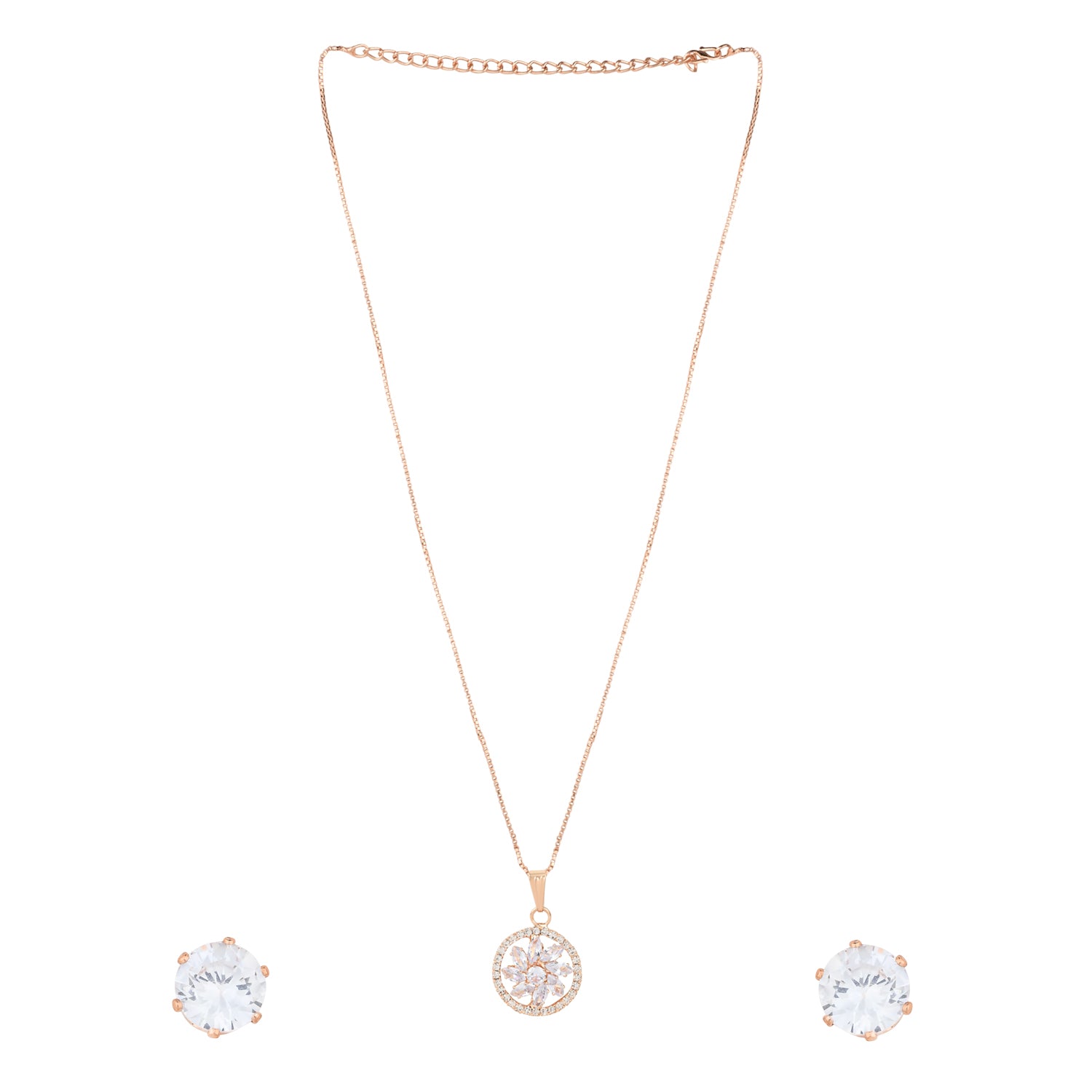 Eliana Rose Gold Pendant Set