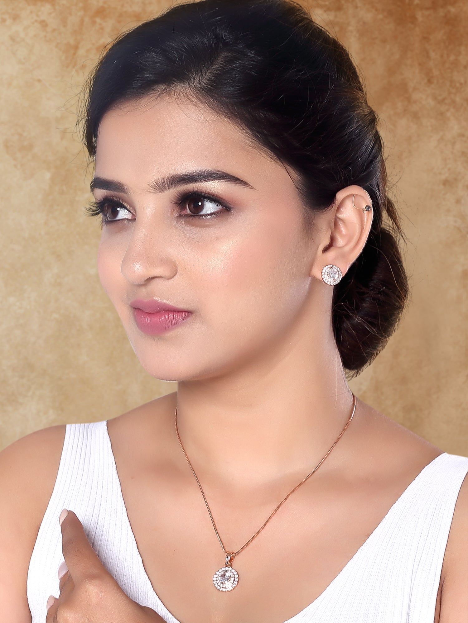 Sophie Rose Gold Pendant Set