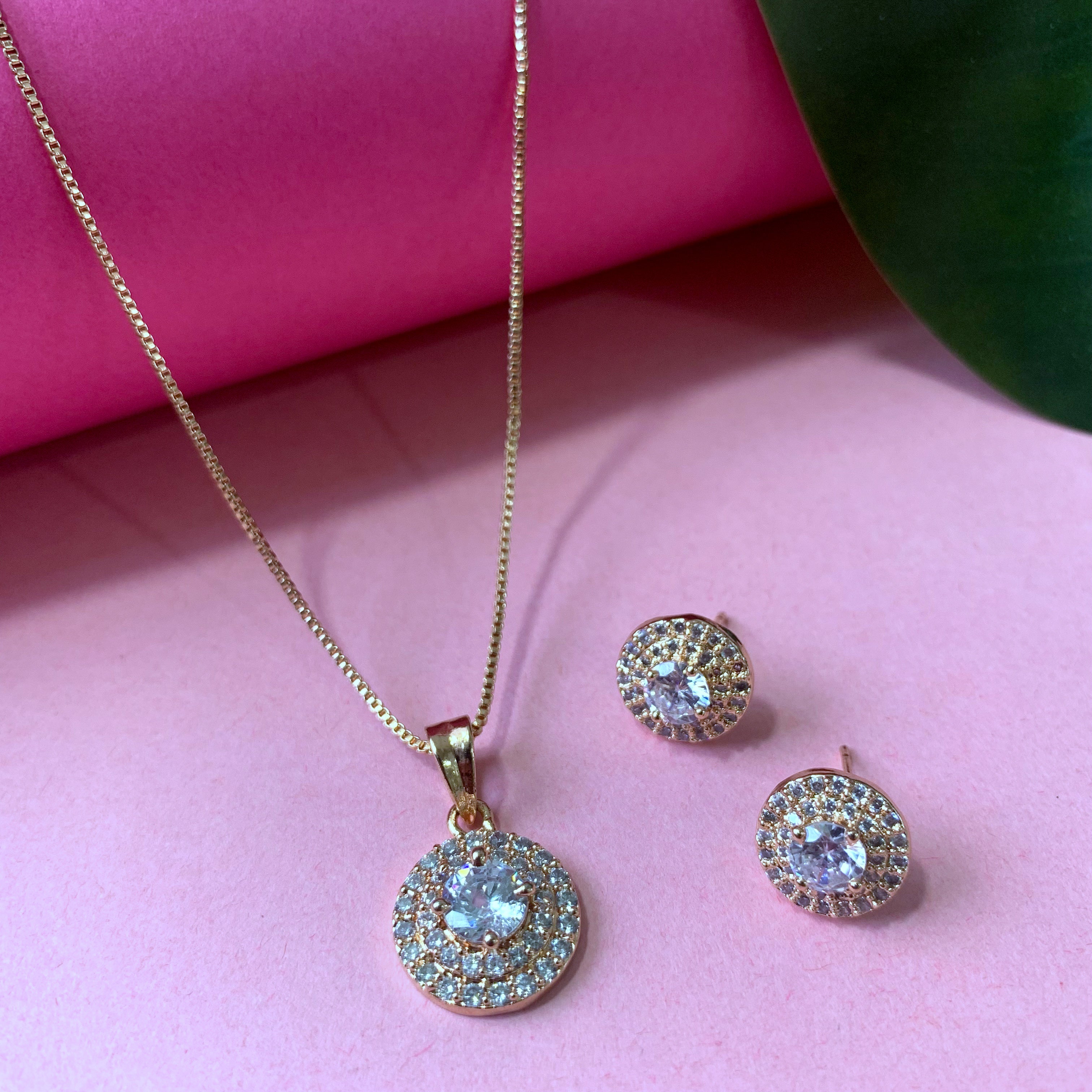 Sophie Rose Gold Pendant Set