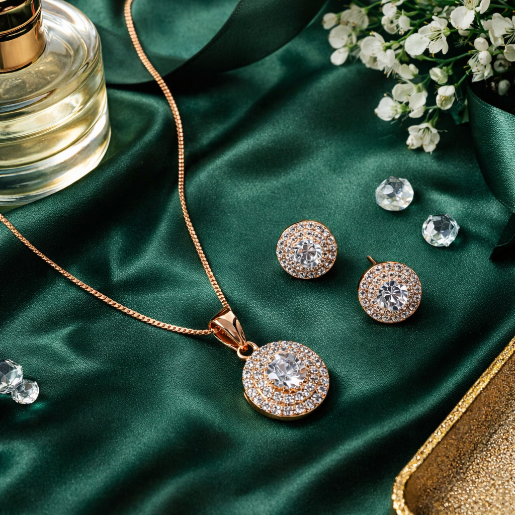 Sophie Rose Gold Pendant Set