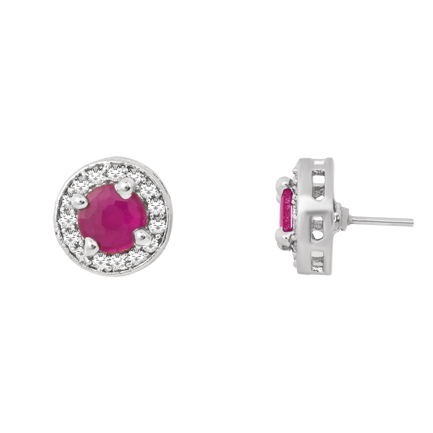 Elvisha Pink Pendant Set