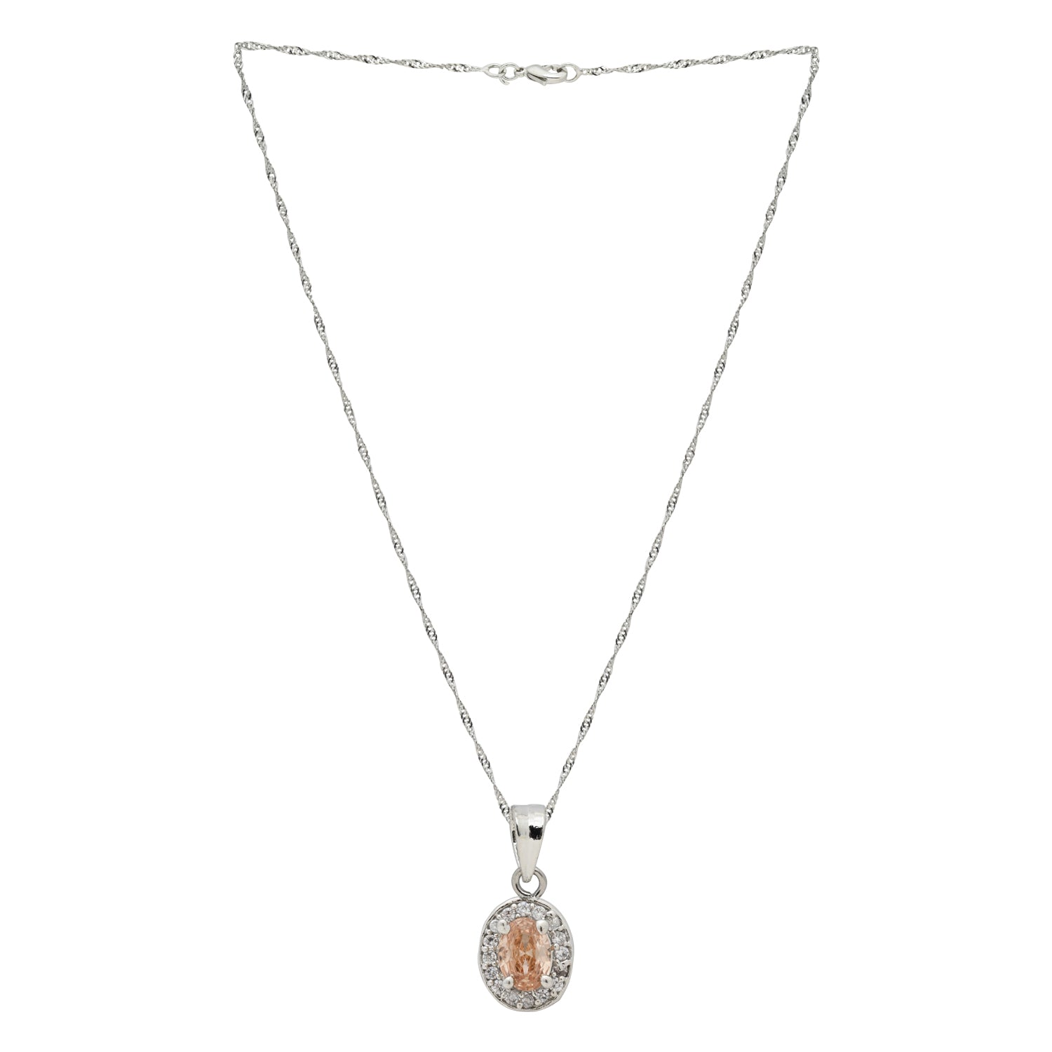 Reyona Silver Pendant Set