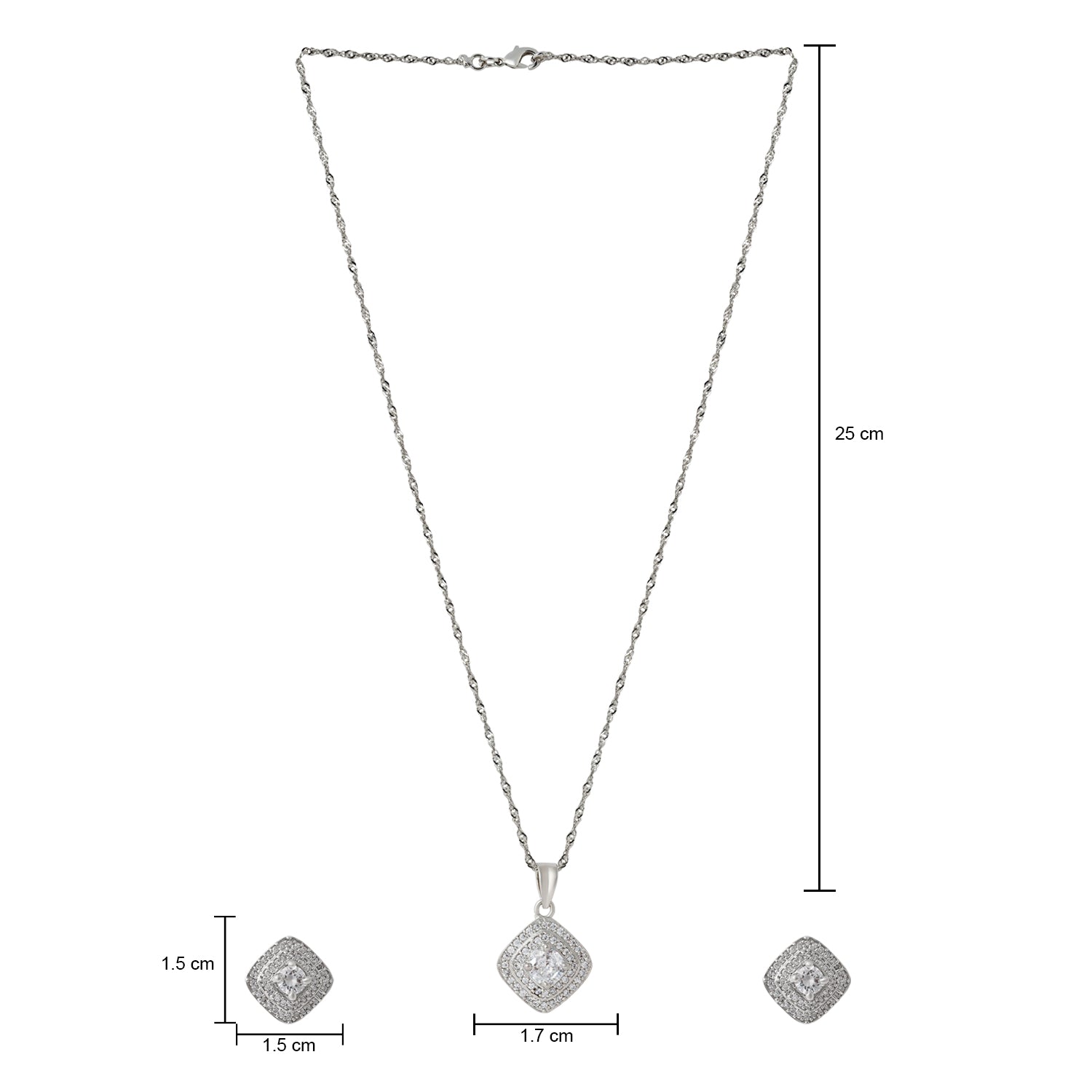 Zayra Shine Pendant Set
