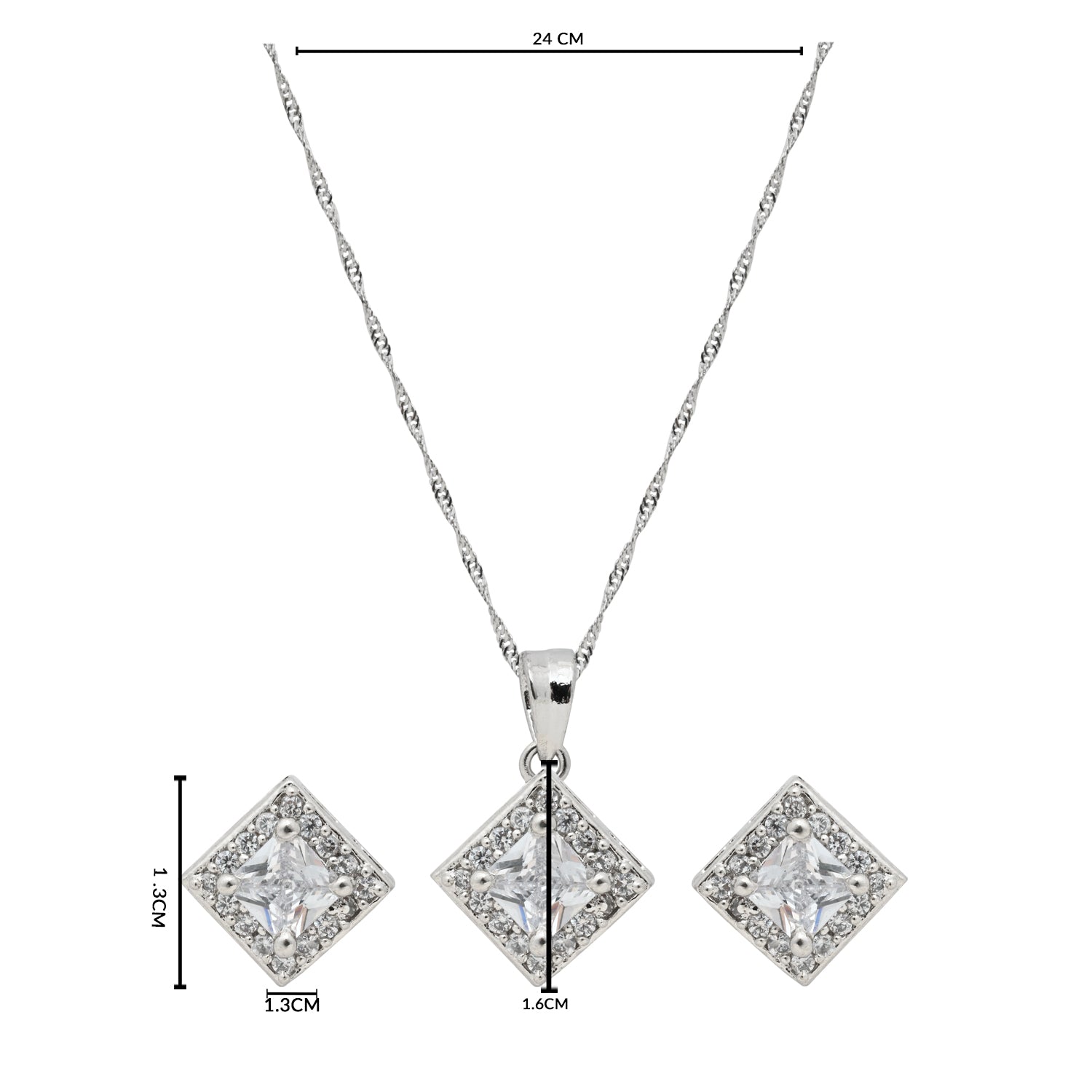 Eshnya Shine Pendant Set