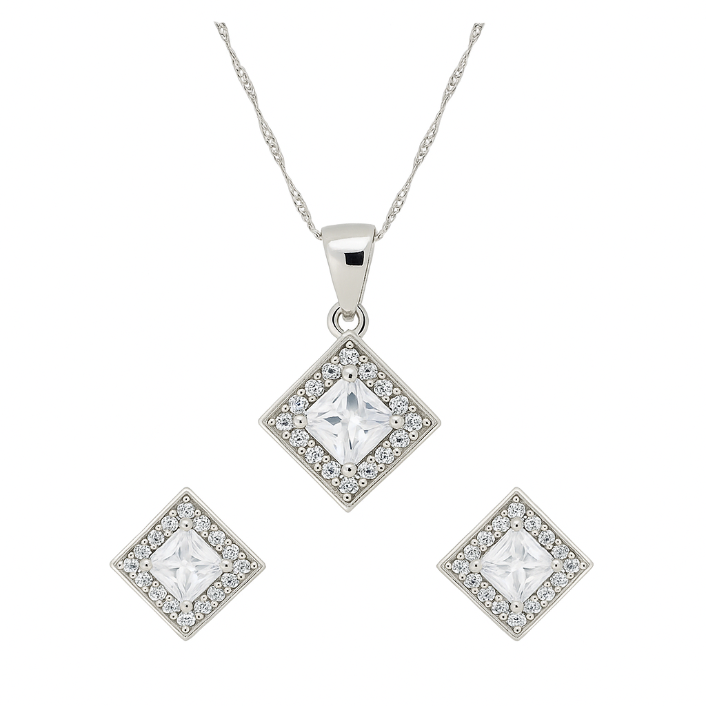 Eshnya Shine Pendant Set