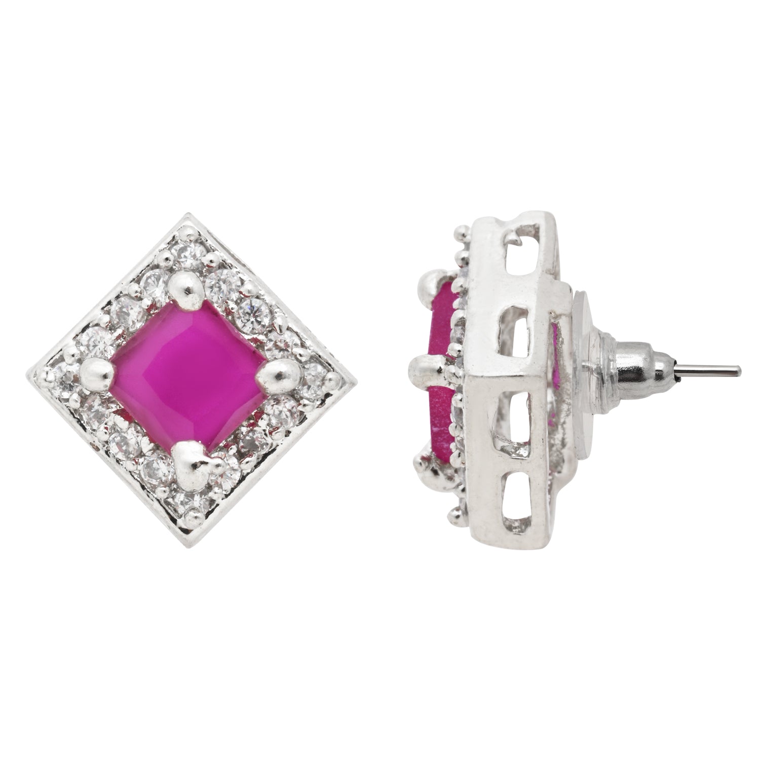 Eshnya Pink Pendant Set