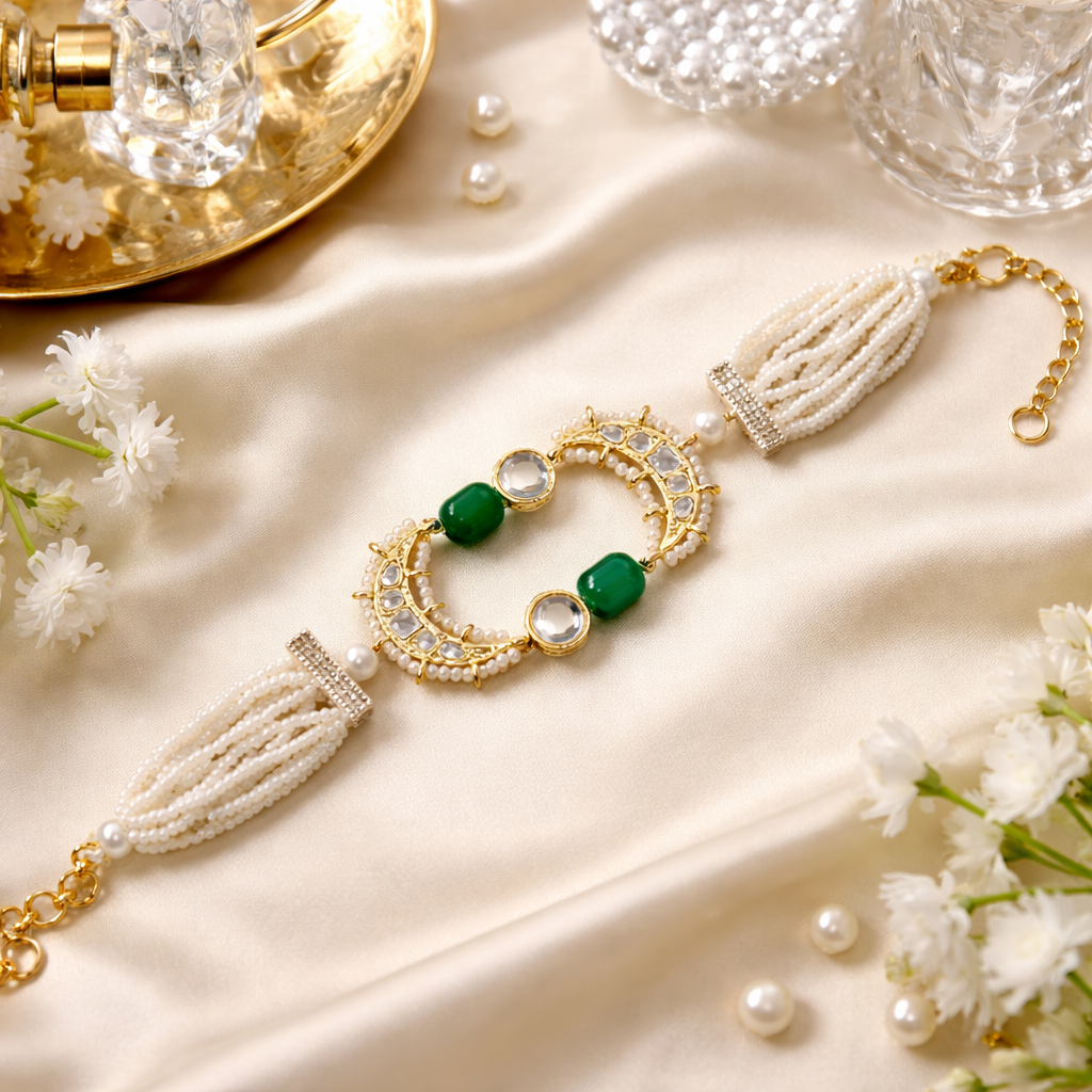 Hafsa Green Bracelets